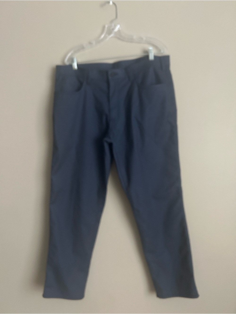 Haggar in motion Navy Straight-Leg Chinos